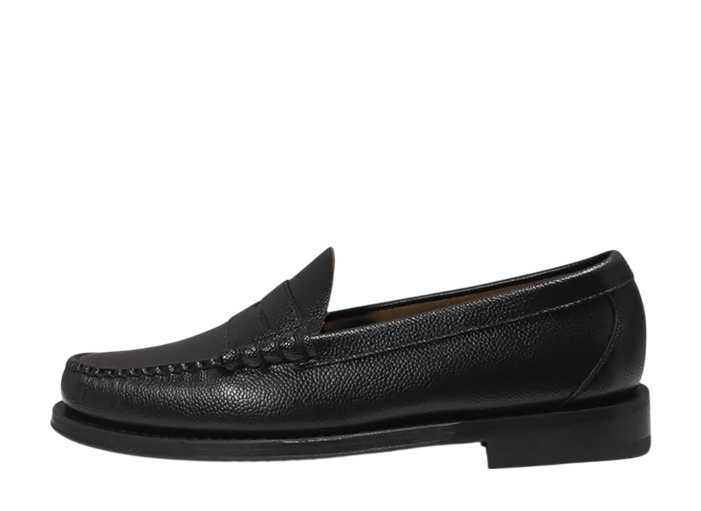 G.H.BASS 11081G Larson "Soft Grain Black" (Leather Sole)
