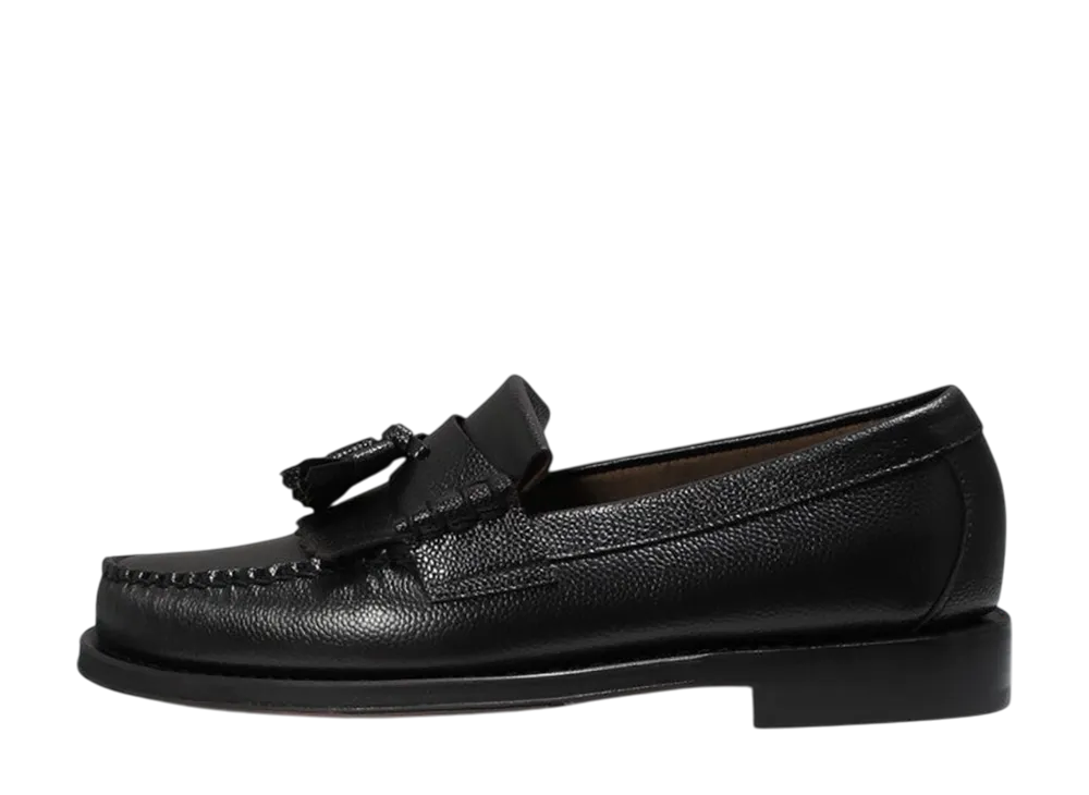 G.H.BASS 11024G Layton "Soft Grain Black" (Leather Sole)