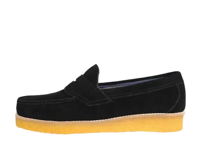 G.H.BASS Loafer Suede Leather "Black" BA11237