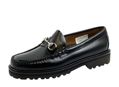 G.H.BASS 11530 Lincoln "Black" (Rubber Sole)