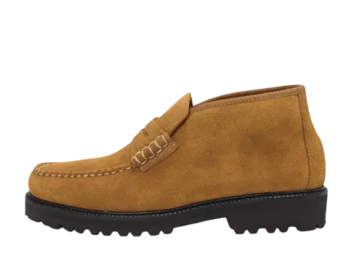 G.H.BASS 11542 "Tan Suede" (Rubber Sole)