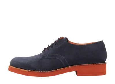G.H.BASS 12512 Dirtybuck Derby "Navy Suede" (Rubber Sole)