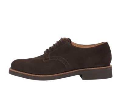 G.H.BASS 12512 Dirtybuck Derby "Dark Brown Suede" (Rubber Sole)