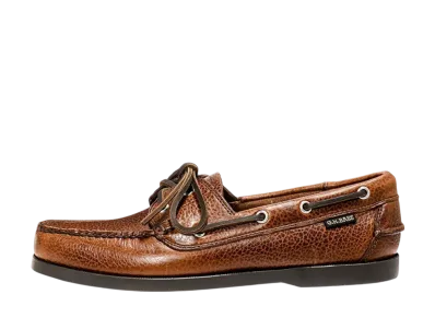 G.H.BASS 20320 Jetty 2 "Textured Lthr Tan" (Rubber Sole)