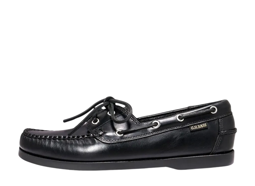 G.H.BASS 20321 Jetty 2 "Black" (Rubber Sole)