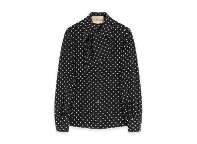 Valentino Women's Silk Shirt "Black"