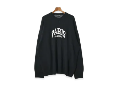 BALENCIAGA Paris Sweater "Black"