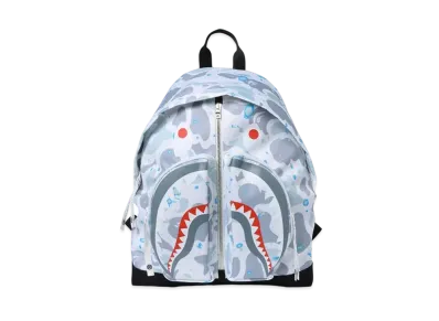 A BATHING APE Space Camo Shark Day Pack "White"