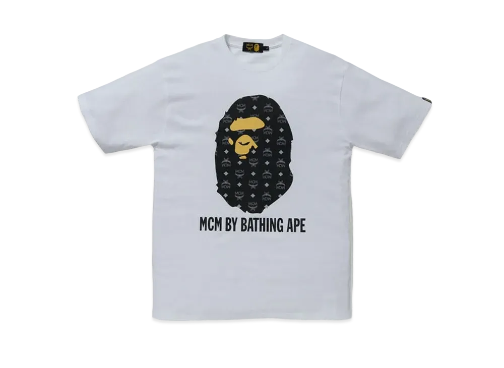 A BATHING APE / MCM By Bathing Tee "Black"