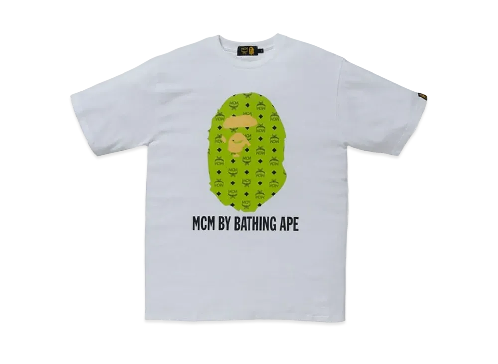 A BATHING APE / MCM By Bathing Tee "Green"