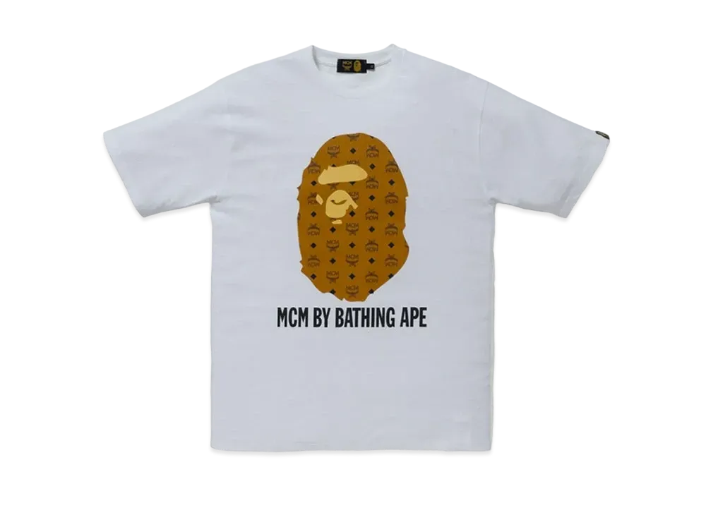 A BATHING APE / MCM By Bathing Tee "Brown"