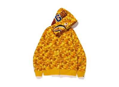 A BATHING APE PUBG Shark Full Zip Hoodie "Orange"