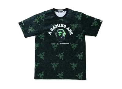 A BATHING APE / Razer A Bathing Ape Neon Camo Team Tee "Black"
