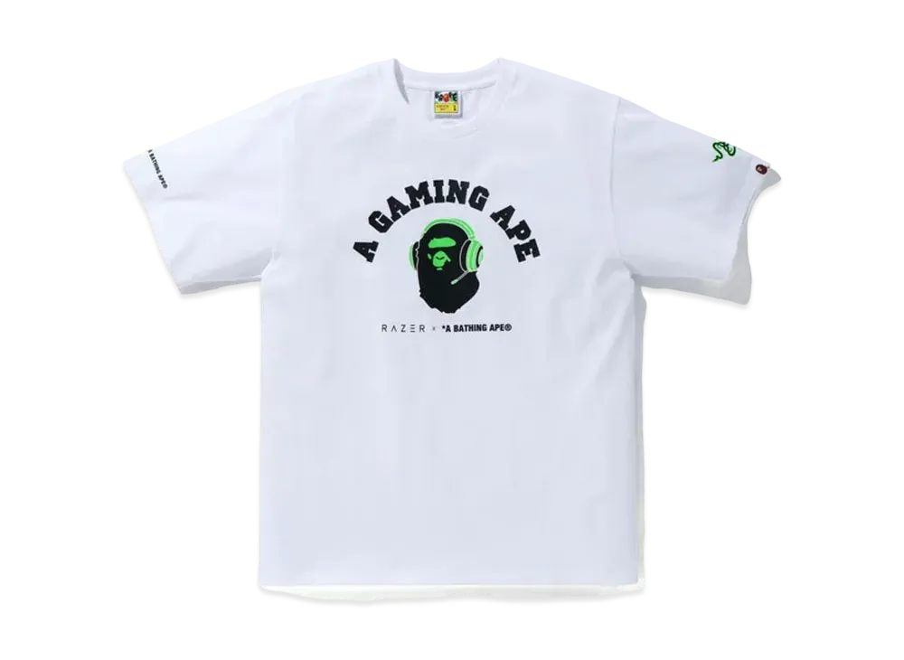 A BATHING APE / Razer A Bathing Ape Tee "White"
