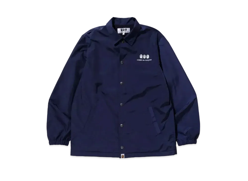 A BATHING APE / Comme des Garcons OSAKA COACH JACKET "Navy"