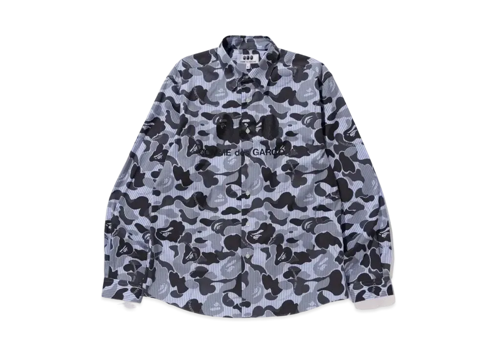 A BATHING APE / Comme des Garcons OSAKA SHIRT #1 "Camo"