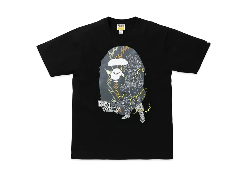 A BATHING APE / Dragon Ball Z Son Gohan Big Ape Head Tee "Black"