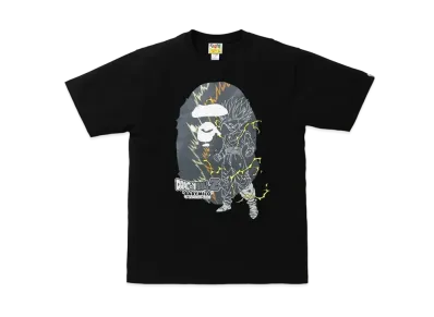 A BATHING APE / Dragon Ball Z Son Gohan Big Ape Head Tee "Black"