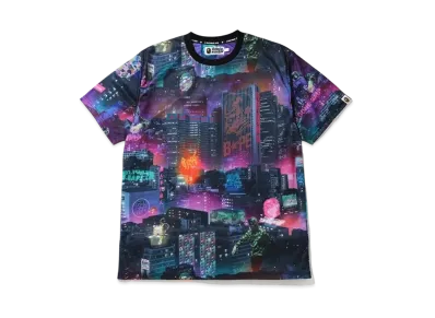 A BATHING APE Neon Tokyo Tee "Multi"