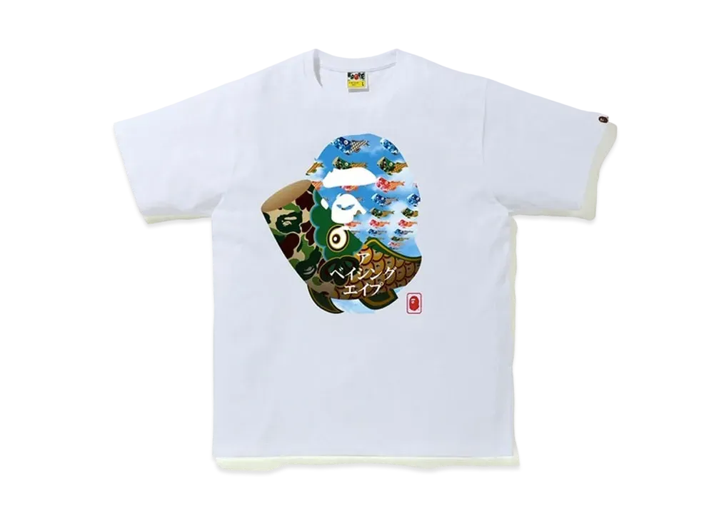 A BATHING APE Children's Day Tee (SS20) "White/Green"