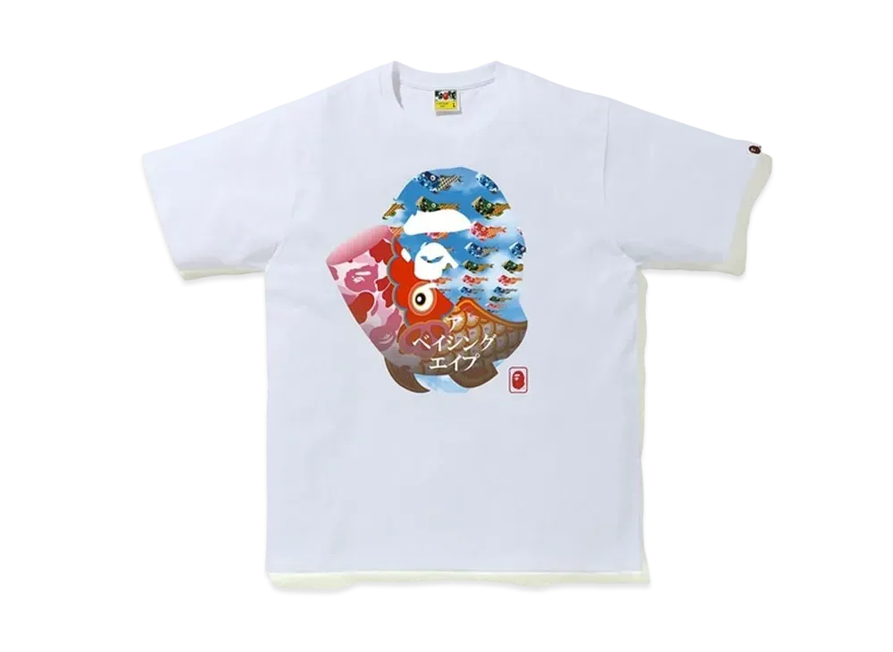 A BATHING APE Children's Day Tee (SS20) "White/Pink"