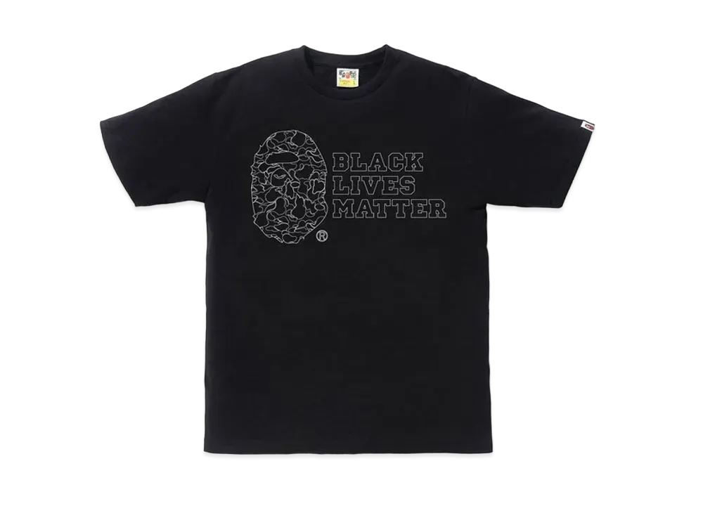 A BATHING APE Black Lives Matter T-Shirt "Black"