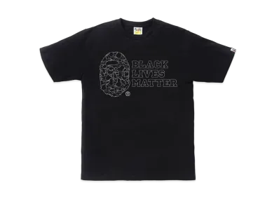 A BATHING APE Black Lives Matter T-Shirt "Black"