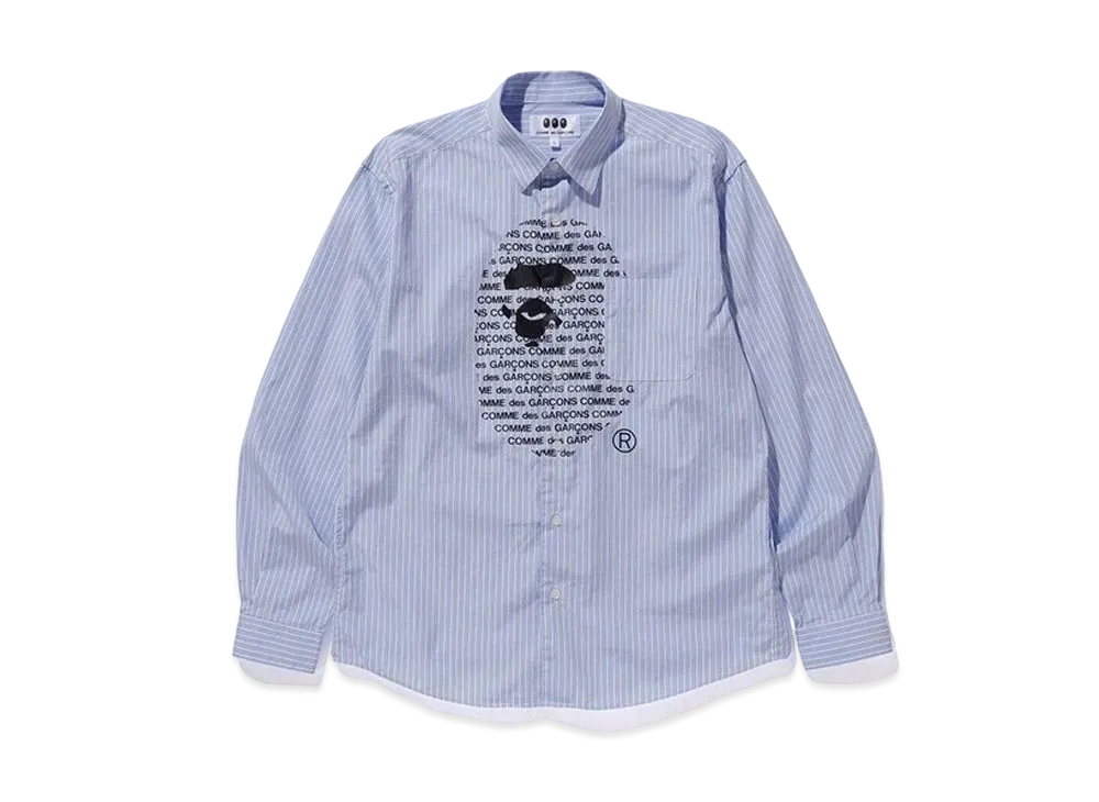 A BATHING APE / Comme des Garcons Shirt "Blue"