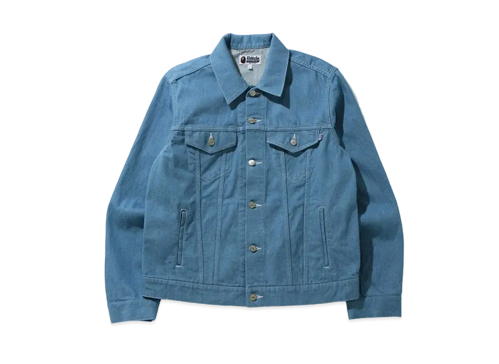 アベイシングエイプ ドラゴンボール Z ベイビー ミロ ビッグ エイプ ヘッド デニム ジャケット "ブルー"