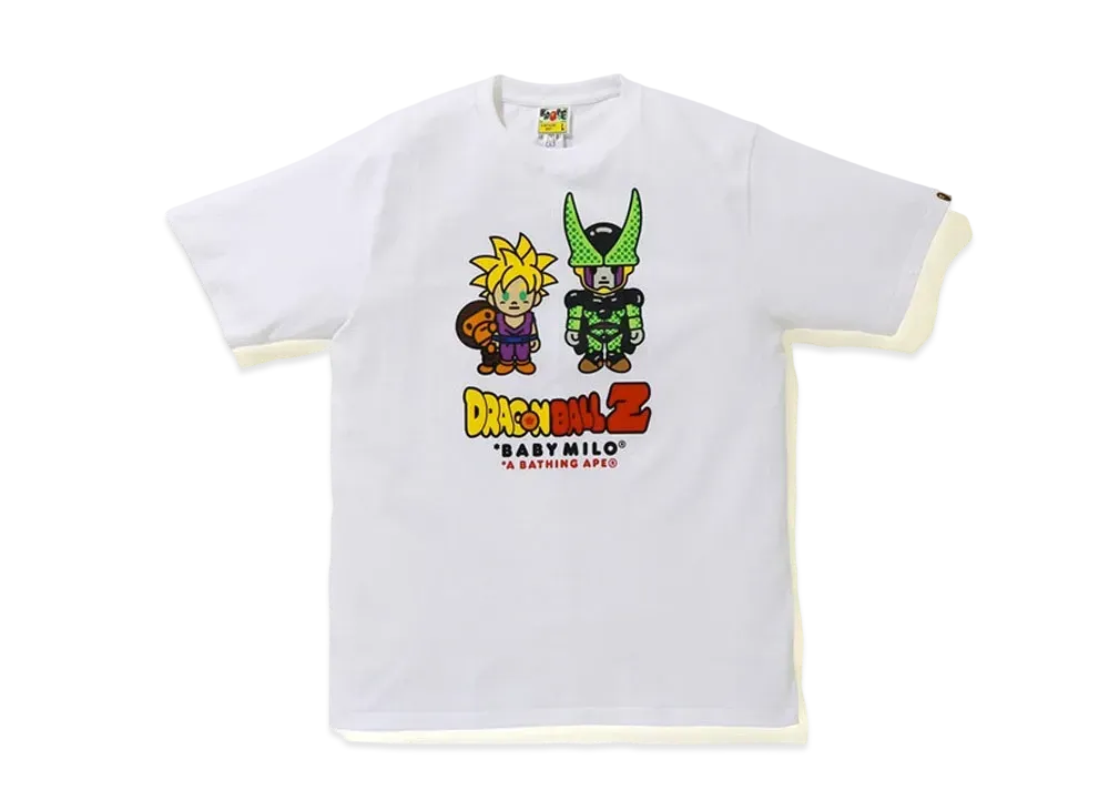 A BATHING APE / Dragon Ball Z Baby Milo Son Gohan & Cell Tee "White"