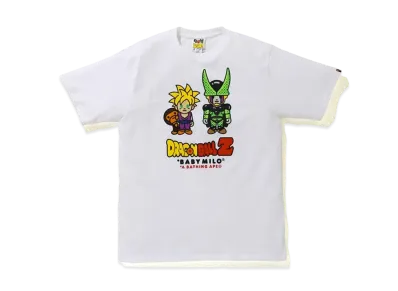 A BATHING APE / Dragon Ball Z Baby Milo Son Gohan & Cell Tee "White"