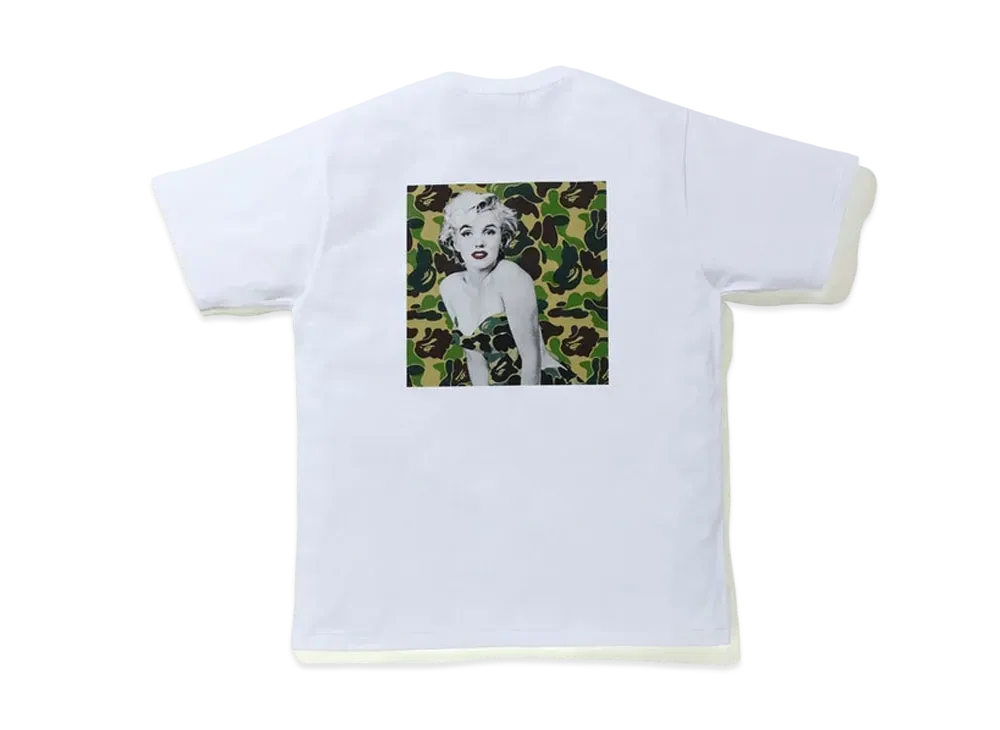 A BATHING APE / Marilyn Monroe Iconic Tee "White"