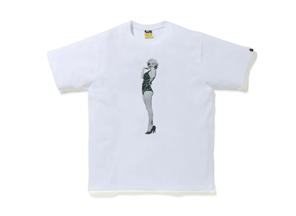 A BATHING APE / Marilyn Monroe Tee "White"