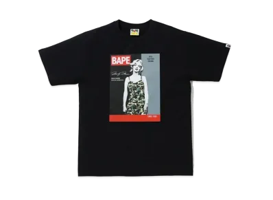 A BATHING APE / Marilyn Monroe Magazine Tee "Black"