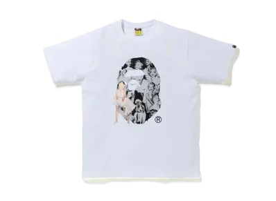 A BATHING APE / Marilyn Monroe Big Ape Head Tee "White"