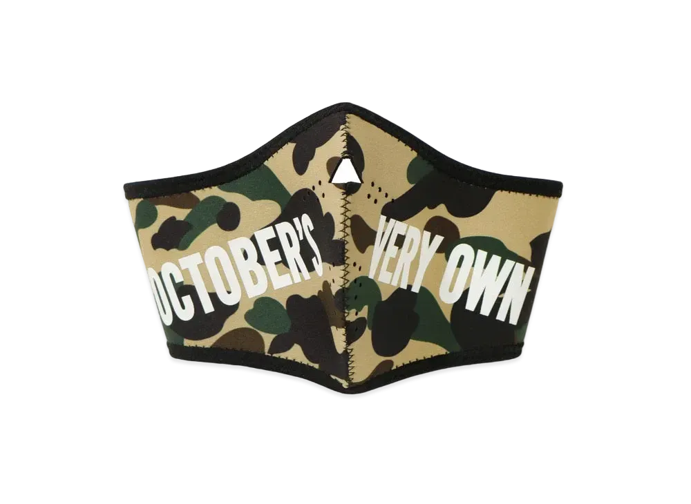 A BATHING APE OVO 1st Camo Mask "Yellow"