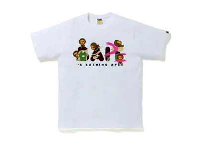 A BATHING APE / BAIT / Funko Figure Tee "White"