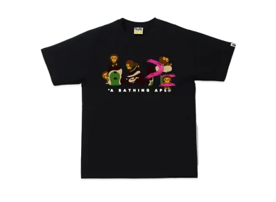 A BATHING APE / BAIT / Funko Figure Tee "Black"