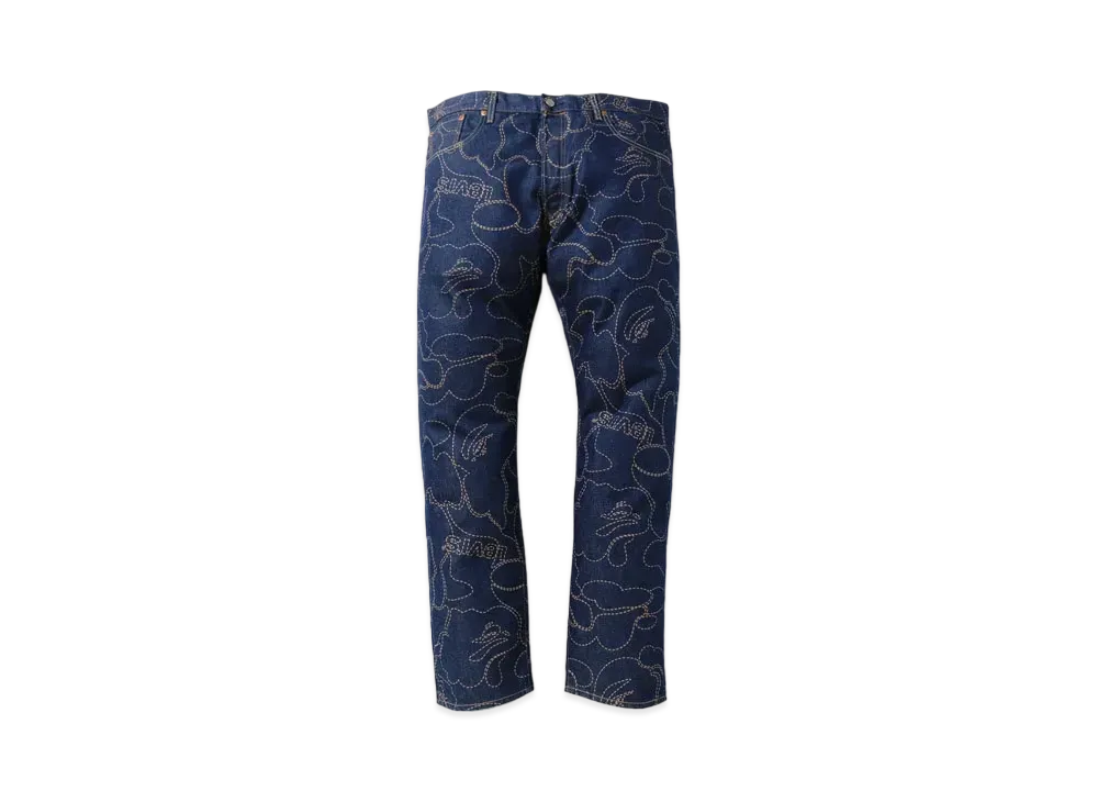 A BATHING APE / LEVI'S CAMO 501 '93 MODEL "Indigo"