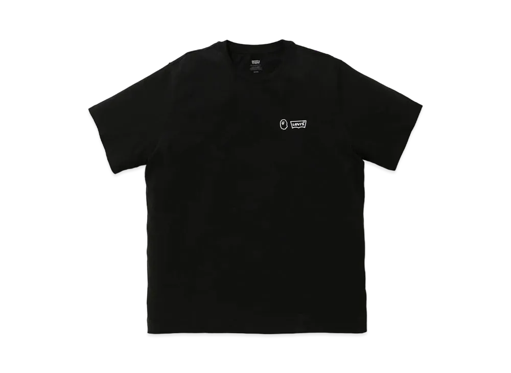 A BATHING APE / LEVI'S TEE "Black"