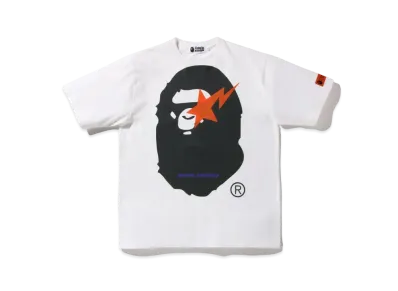 A BATHING APE X HERON PRESTON RELAXED TEE "White"