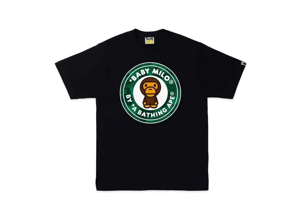 A BATHING APE COLOR CAMO MILO BUSY WORKS TEE "Black Green"