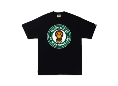 A BATHING APE COLOR CAMO MILO BUSY WORKS TEE "Black Green"