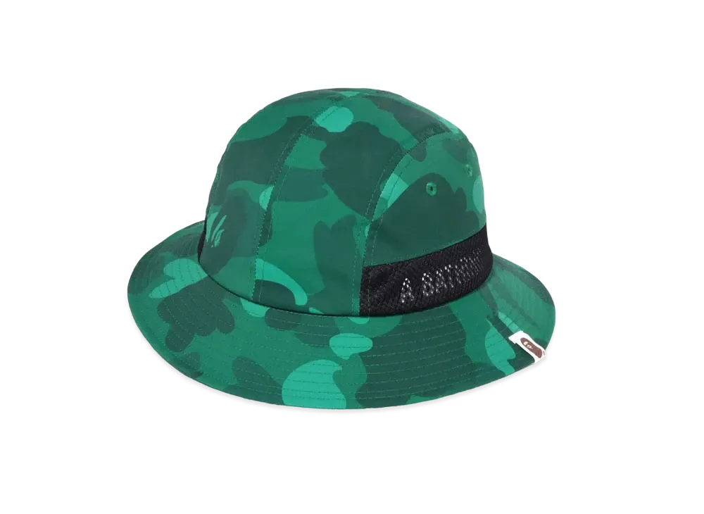 A BATHING APE COLOR CAMO PANEL HAT "Green"