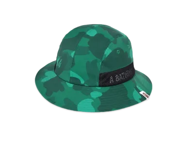 A BATHING APE COLOR CAMO PANEL HAT "Green"