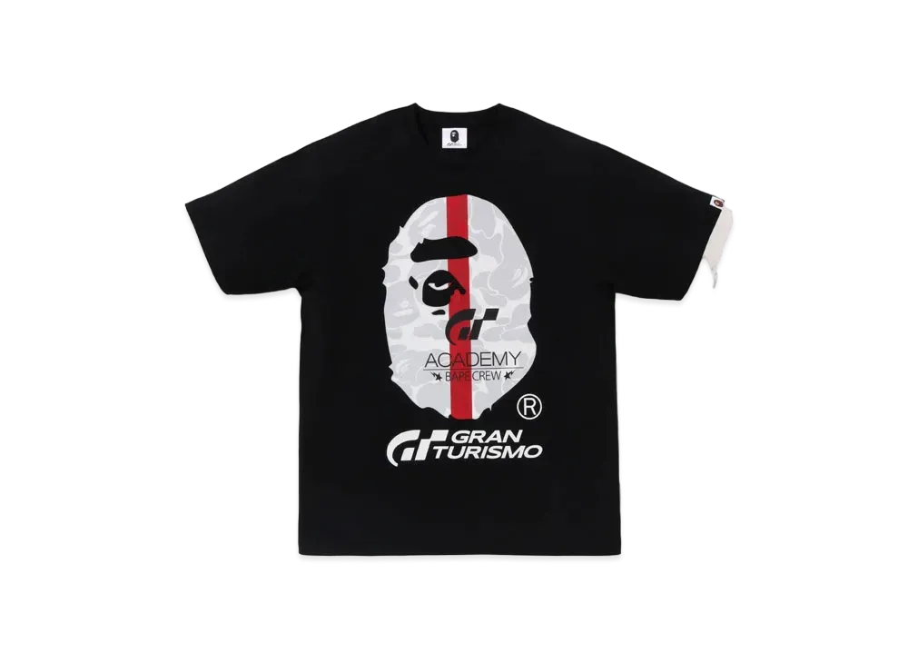 A BATHING APE x GRAN TURISMO Ape Head Tee #1 "Black"