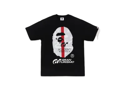 A BATHING APE x GRAN TURISMO Ape Head Tee #1 "Black"