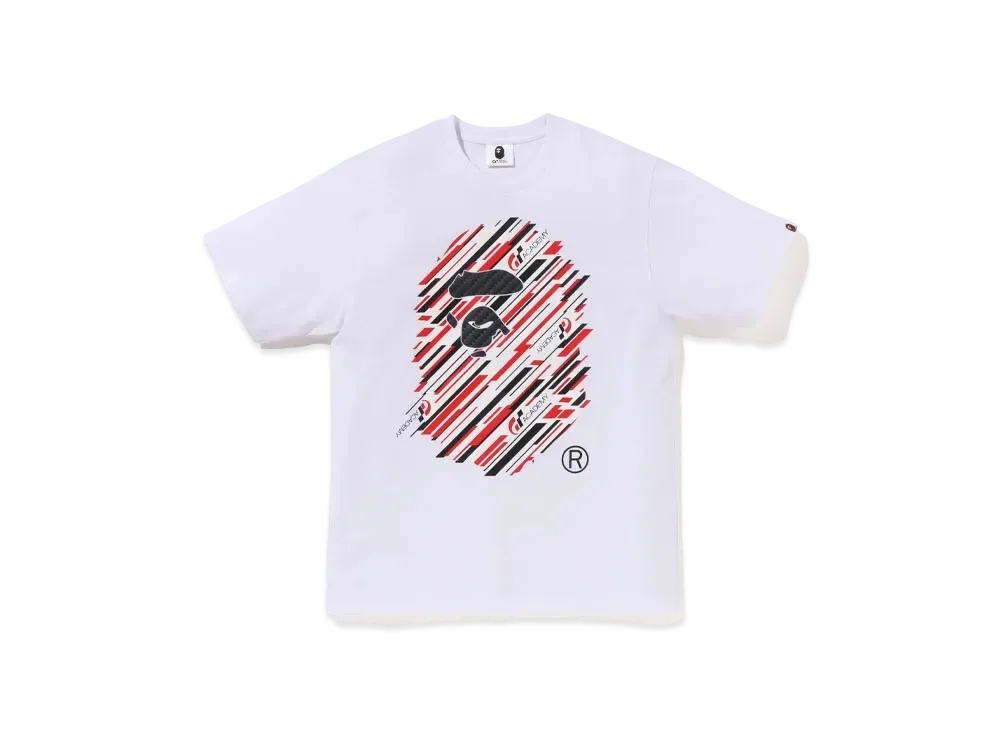 A BATHING APE x GRAN TURISMO Ape Head Tee #2 "White"