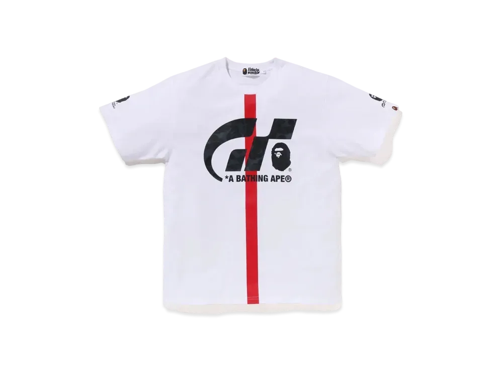A BATHING APE x GRAN TURISMO Tee "White"