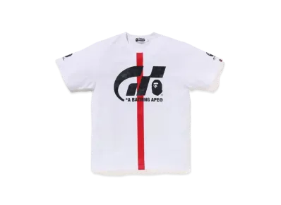 A BATHING APE x GRAN TURISMO Tee "White"